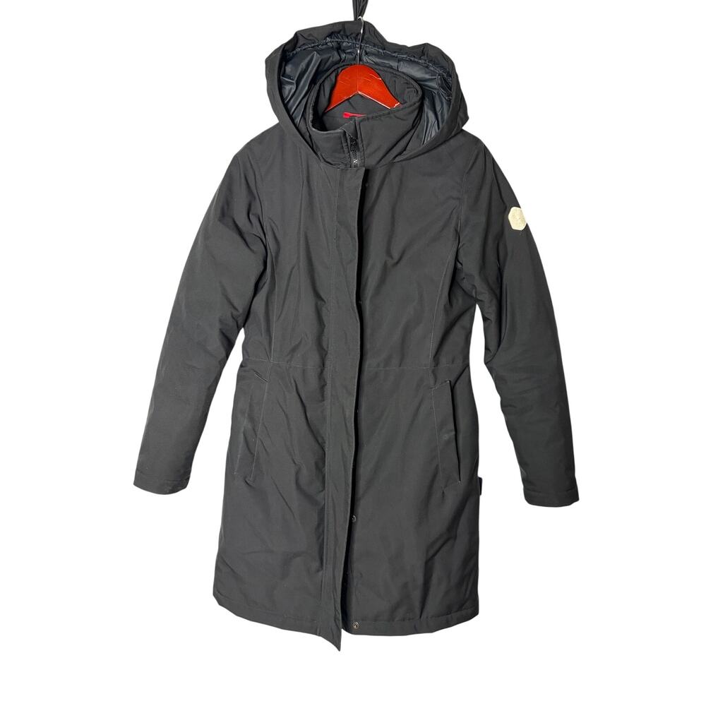 Quartz Co. Lane Ultra warm puffer Parka in black Sz S